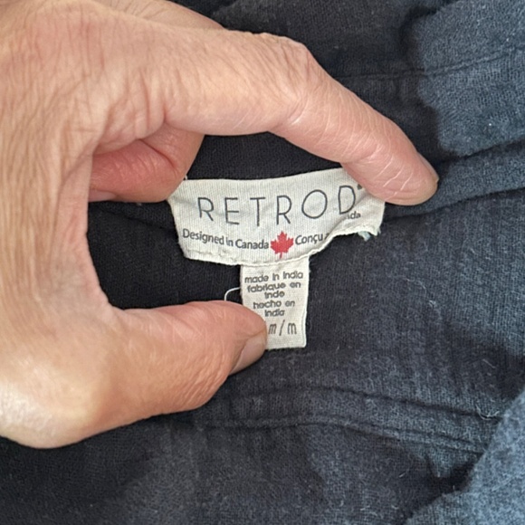 Black cotton shirt dress - Picture 4 of 7